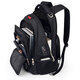 Cross Switzerland shoulder bag men and 15.6 inches business laptop bag female multi-function large capacity travel backpack leisure travel bag Water repellent black students CR9001 Cross Switzerland shoulder bag men and 15.6 inches business laptop bag female multi-function large capacity travel backpack leisure travel bag Water repellent black students CR9001