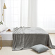 Beijing-Tokyo-made flannel blanket air conditioning blanket nap blanket super soft thick gray linen 150x200cm High Beijing-Tokyo-made flannel blanket air conditioning blanket nap blanket super soft thick gray linen 150x200cm High