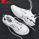 Xtep men's shoes sports shoes men's autumn and winter leather shoes shock absorption new running shoes running shoes casual shoes men's sports shoes bag old shoes men white 44 Xtep men's shoes sports shoes men's autumn and winter leather shoes shock absorption new running shoes running shoes casual shoes men's sports shoes bag old shoes men white 44