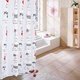 Di Yin DIYIN bathroom shower curtain cloth thick waterproof shower curtain mildew-free suite bathroom perforated panel curtain curtain window curtain cat 120 * 180cm Di Yin DIYIN bathroom shower curtain cloth thick waterproof shower curtain mildew-free suite bathroom perforated panel curtain curtain window curtain cat 120 * 180cm
