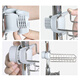 They Live sink kitchen faucet draining rack storage rack stainless steel sink creative adjustable washing brush holder Drain sponge cloth JD-LY-77 They Live sink kitchen faucet draining rack storage rack stainless steel sink creative adjustable washing brush holder Drain sponge cloth JD-LY-77