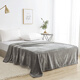 Beijing-Tokyo-made flannel blanket air conditioning blanket nap blanket super soft thick gray linen 150x200cm High Beijing-Tokyo-made flannel blanket air conditioning blanket nap blanket super soft thick gray linen 150x200cm High