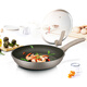 Cooking Dahuang Frying Pan Non-stick Pan Flat-bottomed Frying Pan Maifan Stone Color 28cm Non-oily Induction Cooker Open Flame General Light Coffee Color J28JD2 Cooking Dahuang Frying Pan Non-stick Pan Flat-bottomed Frying Pan Maifan Stone Color 28cm Non-oily Induction Cooker Open Flame General Light Coffee Color J28JD2
