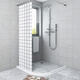 Diyin bathroom water retaining strip sanitary partition water retaining strip shower room toilet partition kitchen self-adhesive partition waterproof artifact partition silicone tank bath room sink length 80cm Diyin bathroom water retaining strip sanitary partition water retaining strip shower room toilet partition kitchen self-adhesive partition waterproof artifact partition silicone tank bath room sink length 80cm