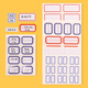 Sima SIMAA140 13*38mm self-adhesive label stickers self-adhesive stickers 14 pieces/sheet 10 sheets/paper picking student office stationery 8419 Sima SIMAA140 13*38mm self-adhesive label stickers self-adhesive stickers 14 pieces/sheet 10 sheets/paper picking student office stationery 8419