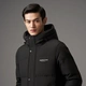 Bosideng men's winter new classic casual loose windproof long warm new national standard down jacket B00145171F black 8056 175/92A Bosideng men's winter new classic casual loose windproof long warm new national standard down jacket B00145171F black 8056 175/92A