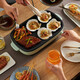Bear Multi-function Cooking Pot Electric Grill Barbecue Pan Korean Electric Barbecue Grill Pan Net Red Frying and Roasting Electric Pan with Removable Pan DKL-D12A1 Bear Multi-function Cooking Pot Electric Grill Barbecue Pan Korean Electric Barbecue Grill Pan Net Red Frying and Roasting Electric Pan with Removable Pan DKL-D12A1