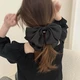 Xiaose advanced French style ~ black big bow hair clip female bangs clip hair card hair ornament headdress top clip new C8Y208 big bow spring clip Xiaose advanced French style ~ black big bow hair clip female bangs clip hair card hair ornament headdress top clip new C8Y208 big bow spring clip