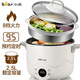 Bear 2.5L multi-function electric cooker electric steamer dormitory small pot electric frying pan non-stick electric cooker cooking noodles cooking small hot pot DRG-C18L1 Bear 2.5L multi-function electric cooker electric steamer dormitory small pot electric frying pan non-stick electric cooker cooking noodles cooking small hot pot DRG-C18L1