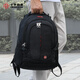 Cross Switzerland shoulder bag men and 15.6 inches business laptop bag female multi-function large capacity travel backpack leisure travel bag Water repellent black students CR9001 Cross Switzerland shoulder bag men and 15.6 inches business laptop bag female multi-function large capacity travel backpack leisure travel bag Water repellent black students CR9001