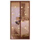 Palace Kaoru supports custom Velcro mosquito curtain encrypted magnetic soft screen door Summer mute sand window gauze mosquito screens self-adhesive removable rich flowers Brown 90 * 210 Palace Kaoru supports custom Velcro mosquito curtain encrypted magnetic soft screen door Summer mute sand window gauze mosquito screens self-adhesive removable rich flowers Brown 90 * 210