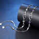 Hao Luxury Collection heart to heart bracelet 925 silver bracelet female models student Korean Heart-shaped jewelry hand bracelets Ms. Valentine birthday gift to send his girlfriend Christmas White Heart to Heart Sterling Silver Bracelet Hao Luxury Collection heart to heart bracelet 925 silver bracelet female models student Korean Heart-shaped jewelry hand bracelets Ms. Valentine birthday gift to send his girlfriend Christmas White Heart to Heart Sterling Silver Bracelet