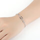 Hao Luxury Collection heart to heart bracelet 925 silver bracelet female models student Korean Heart-shaped jewelry hand bracelets Ms. Valentine birthday gift to send his girlfriend Christmas White Heart to Heart Sterling Silver Bracelet Hao Luxury Collection heart to heart bracelet 925 silver bracelet female models student Korean Heart-shaped jewelry hand bracelets Ms. Valentine birthday gift to send his girlfriend Christmas White Heart to Heart Sterling Silver Bracelet