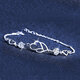 Hao Luxury Collection heart to heart bracelet 925 silver bracelet female models student Korean Heart-shaped jewelry hand bracelets Ms. Valentine birthday gift to send his girlfriend Christmas White Heart to Heart Sterling Silver Bracelet Hao Luxury Collection heart to heart bracelet 925 silver bracelet female models student Korean Heart-shaped jewelry hand bracelets Ms. Valentine birthday gift to send his girlfriend Christmas White Heart to Heart Sterling Silver Bracelet