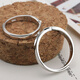 Mengyi pearl standard S925 silver jewelry silver ring ring female opening adjustable simple style couple ring birthday valentine's day gift gift to girlfriend couple ring Mengyi pearl standard S925 silver jewelry silver ring ring female opening adjustable simple style couple ring birthday valentine's day gift gift to girlfriend couple ring