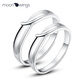 Mengyi pearl standard S925 silver jewelry silver ring ring female opening adjustable simple style couple ring birthday valentine's day gift gift to girlfriend couple ring Mengyi pearl standard S925 silver jewelry silver ring ring female opening adjustable simple style couple ring birthday valentine's day gift gift to girlfriend couple ring