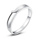 Mengyi pearl standard S925 silver jewelry silver ring ring female opening adjustable simple style couple ring birthday valentine's day gift gift to girlfriend couple ring Mengyi pearl standard S925 silver jewelry silver ring ring female opening adjustable simple style couple ring birthday valentine's day gift gift to girlfriend couple ring