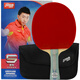 Double Happiness DHS five-star table tennis racket Horizontal racket R5002 Almighty professional cover double-sided anti-adhesive arc ring combined with fast break finished single shot With racket cover Double Happiness DHS five-star table tennis racket Horizontal racket R5002 Almighty professional cover double-sided anti-adhesive arc ring combined with fast break finished single shot With racket cover