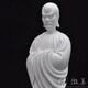 Weimei 15-inch Bodhidharma ornaments White porcelain collection of Bodhidharma's ancestor crossing the sea Buddha statue ornaments Dehua ceramics and porcelain crafts Weimei 15-inch Bodhidharma ornaments White porcelain collection of Bodhidharma's ancestor crossing the sea Buddha statue ornaments Dehua ceramics and porcelain crafts