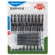Extensive GuangBo 0.5mm black gel pen classic pen Set 10 pen refills branch +10 20 sticks ZX9517D Extensive GuangBo 0.5mm black gel pen classic pen Set 10 pen refills branch +10 20 sticks ZX9517D