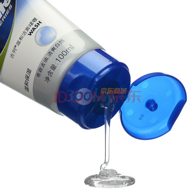 吉列温和洁面啫喱图片