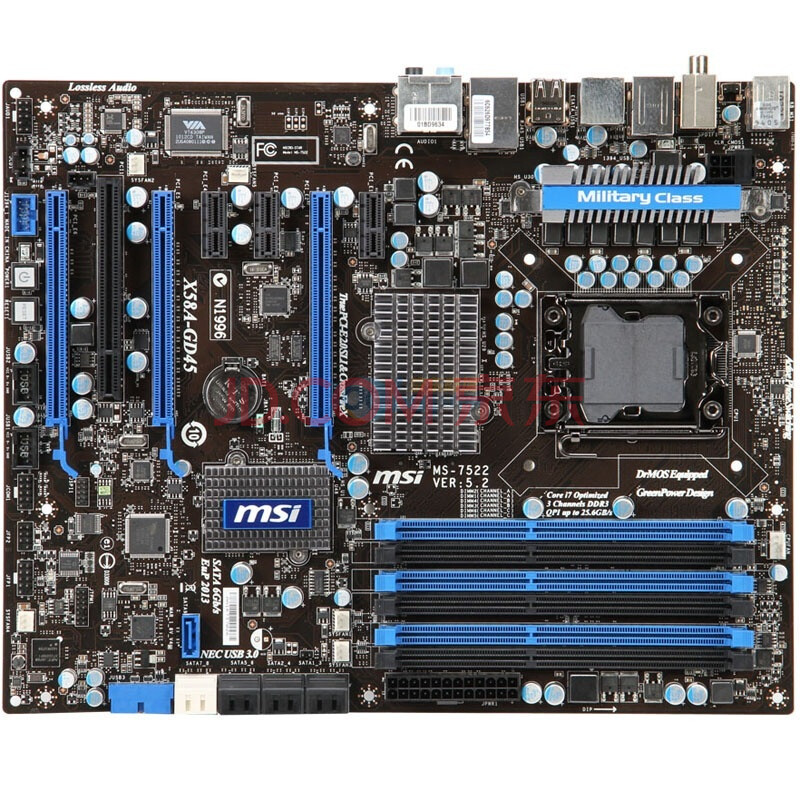 微星(msi)x58a-gd45主板 ( intel x58/lga1366)