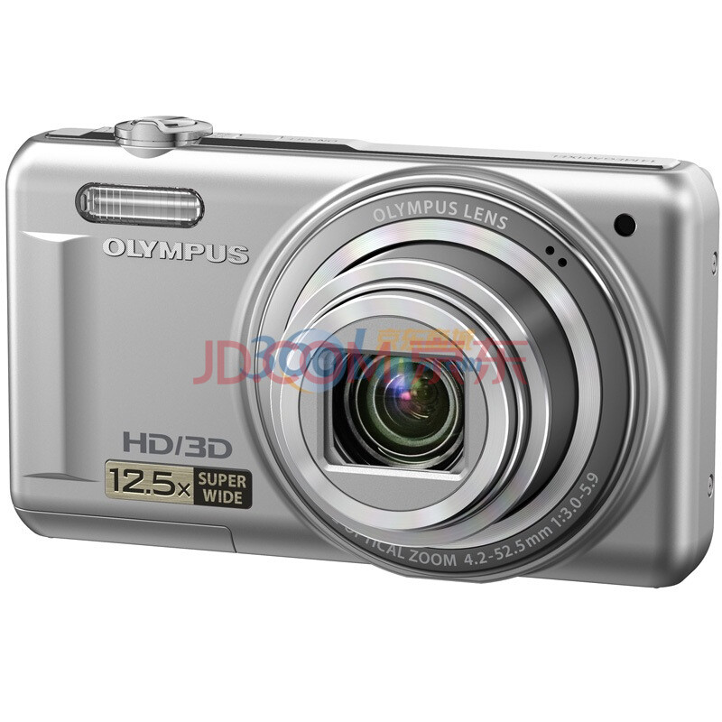 奥林巴斯(olympus) vr-330 数码相机 银色 独家礼盒装(1400万像素 3.