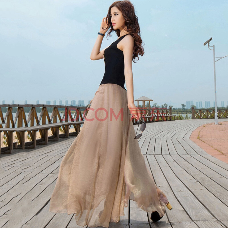 仙女群裙雪纺牌子好不好 雪纺仙女裙连衣长裙