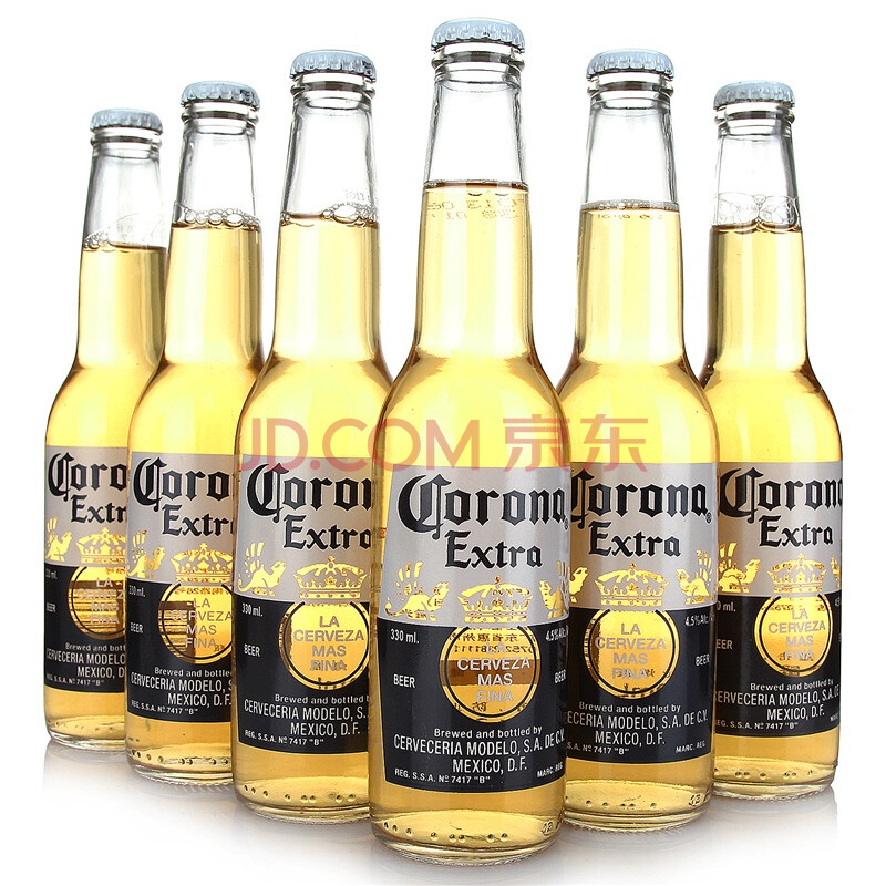 科罗娜(corona extra) 特级啤酒 330ml*6 瓶