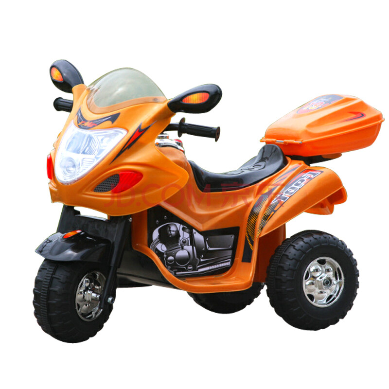 儿童电动车摩托车宝宝玩具车三轮童车可坐警车