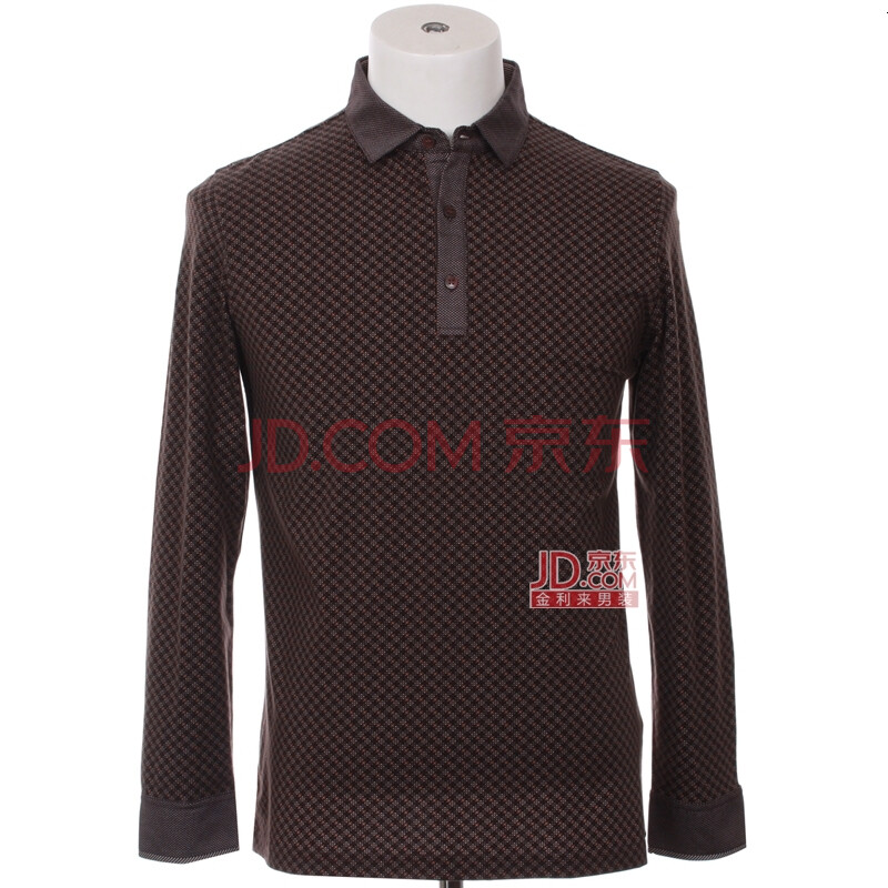 京东商城 金利来长袖T恤2013秋冬新款男士t恤