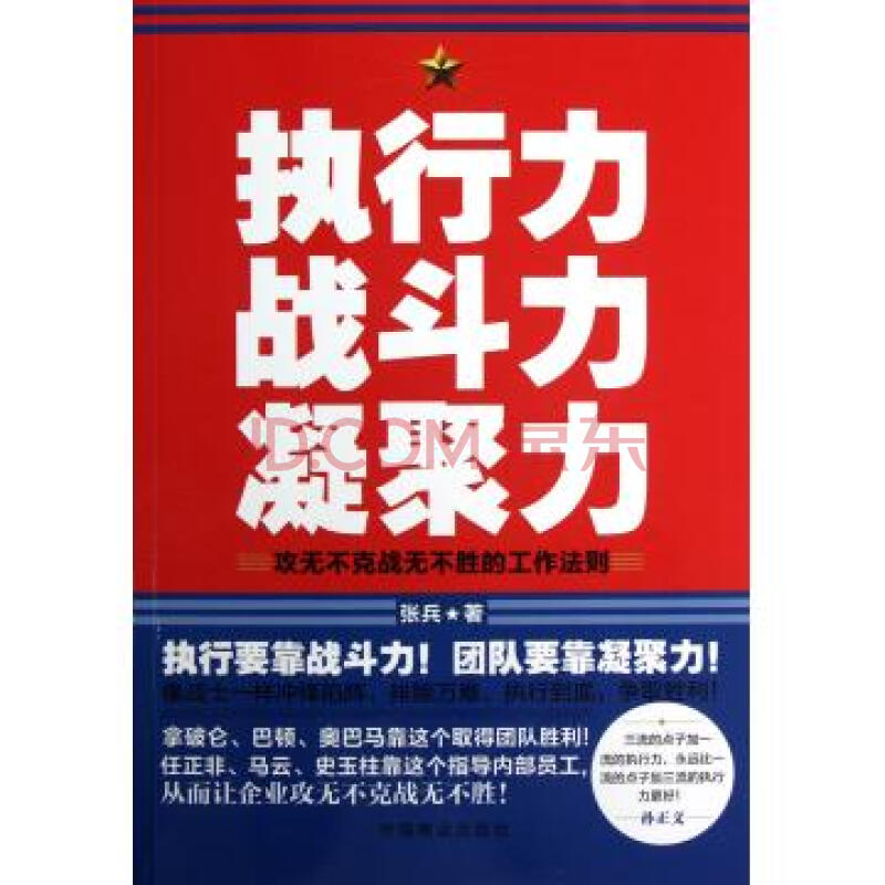 执行力战斗力凝聚力(攻无不克战无不胜的工作法则)