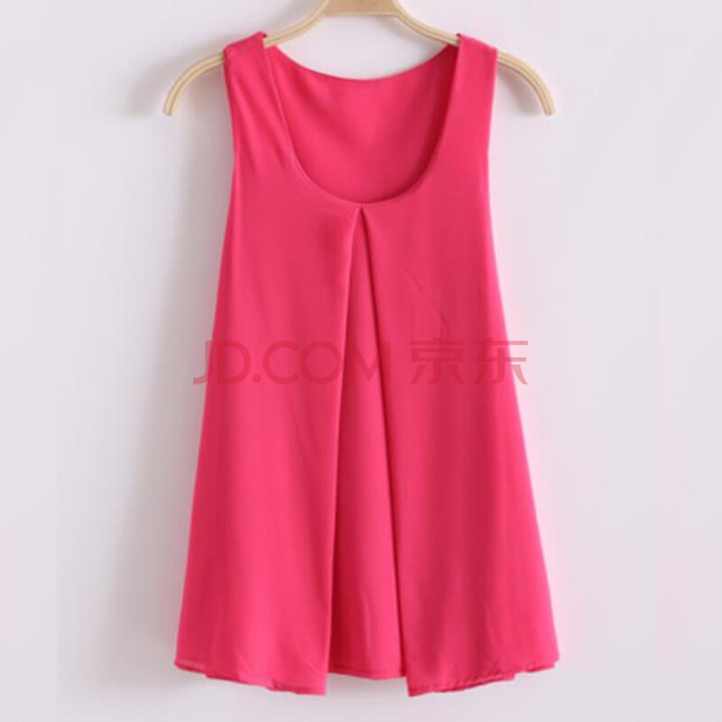 小衫女玫红色雪纺哪种好 雪纺小衫2014新款秋