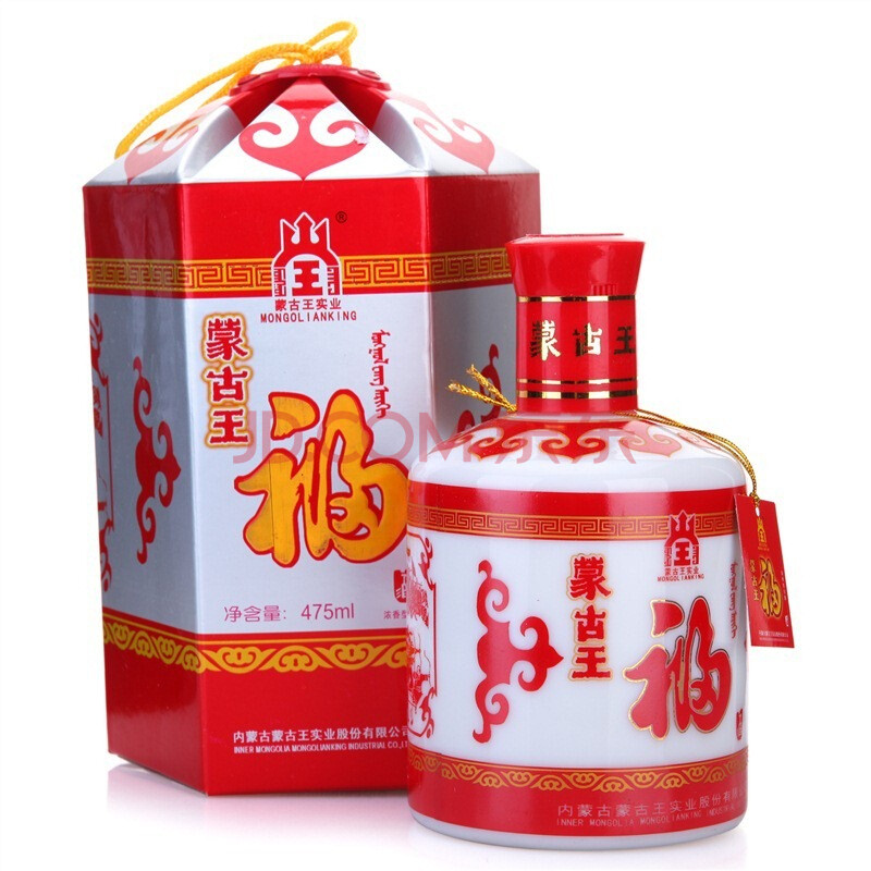 蒙古王38度红包福酒 475ml