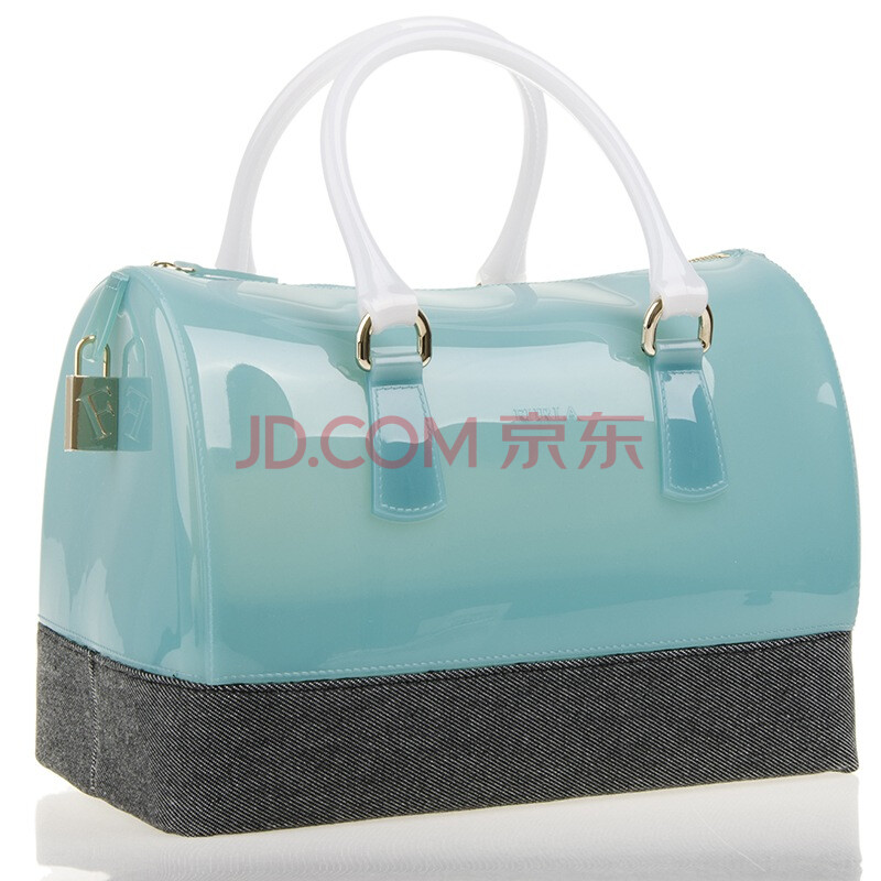 京东商城 FURLA 芙拉 女士绿黑拼色 Candy糖