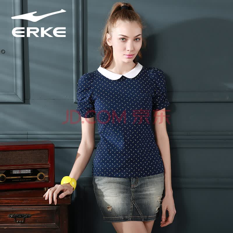 <em>鸿星尔克女t恤</em>2014夏 鸿星尔克女装短袖