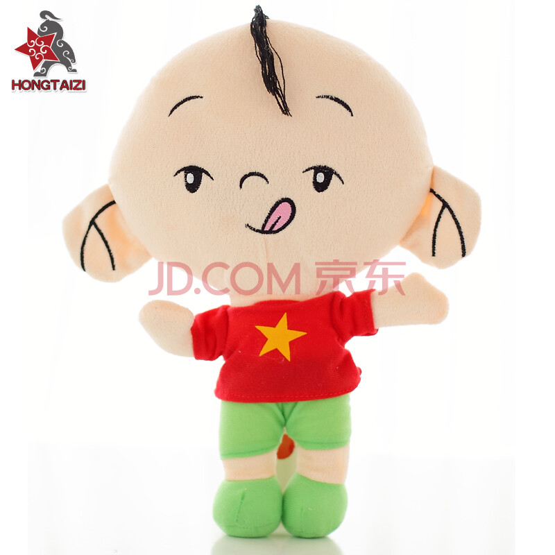 红卡通儿童玩具美女大意境图图女朋友小美公仔毛绒玩具公仔可爱耳朵披肩发太子卡通图图片