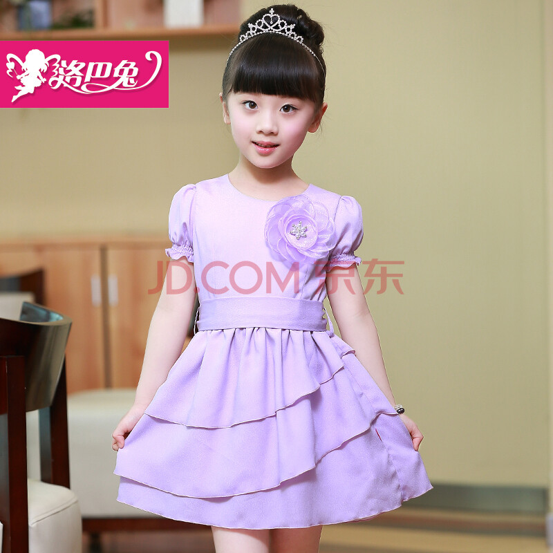 中大童儿童公主裙秋哪种好 儿童婚纱裙公主长