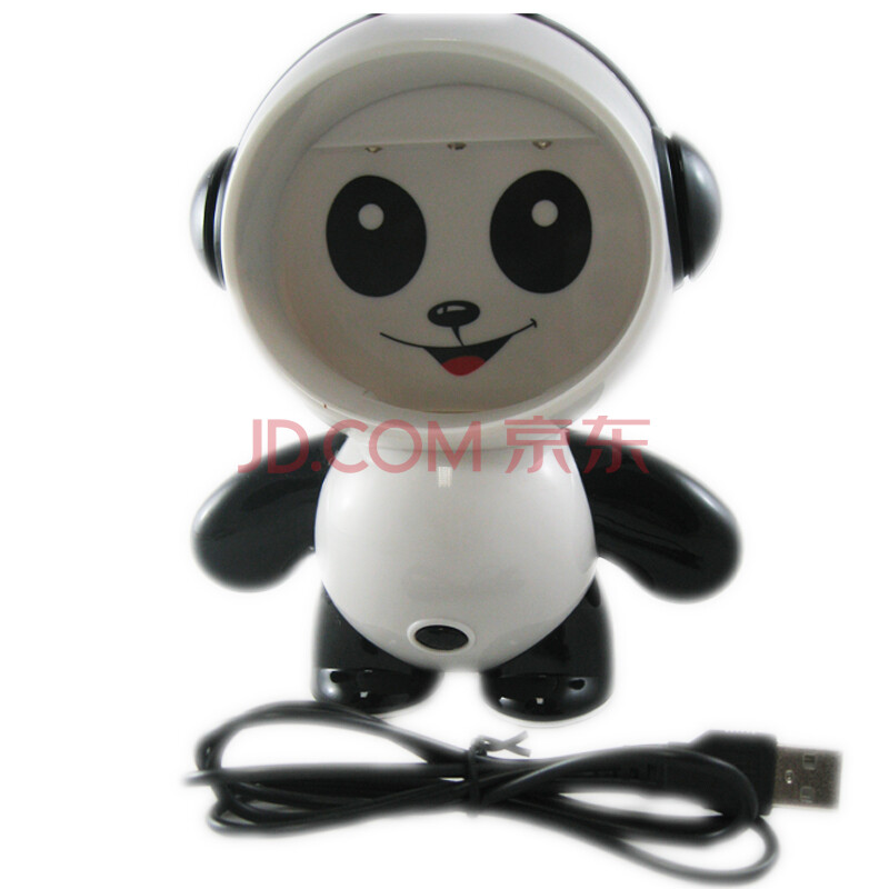 酷宝礼坊 高级多功能台灯黑色熊猫 驱蚊器 小风