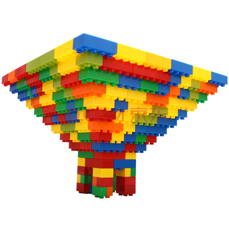 开心玛特 儿童积木玩具 100粒颗粒积木玩具 积木拼插玩具 积木塑料