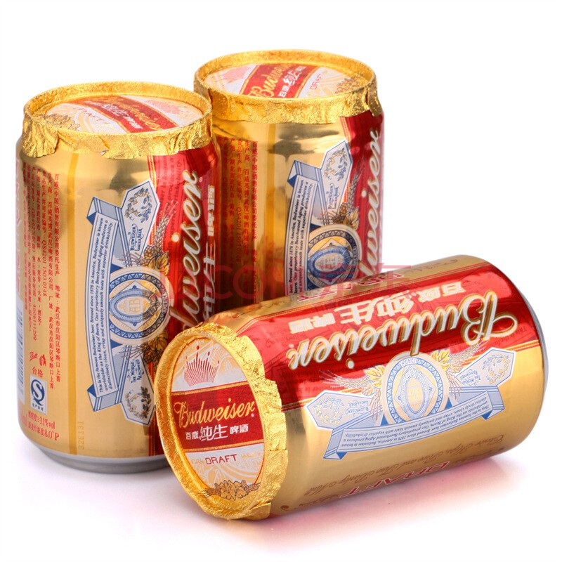 budweiser 百威纯生啤酒330ml*24听【行情 报价 价格