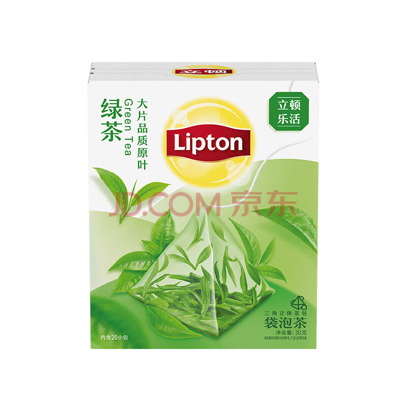 立顿 乐活三角包绿茶 20包*1.5g/盒