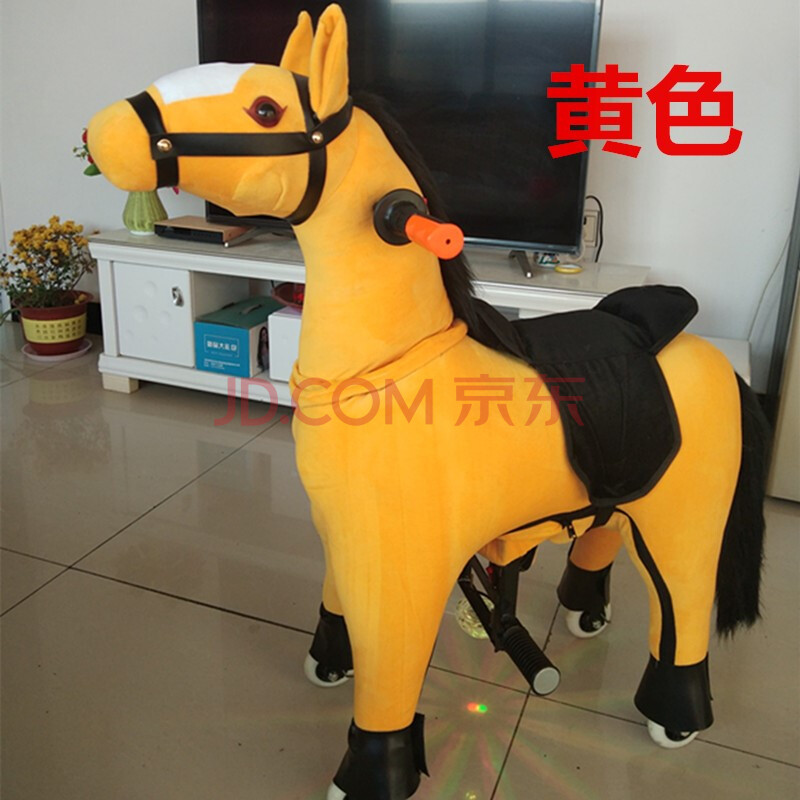 可以骑的玩具马 儿童电动马跑步诸葛骑骑马仿真动物车