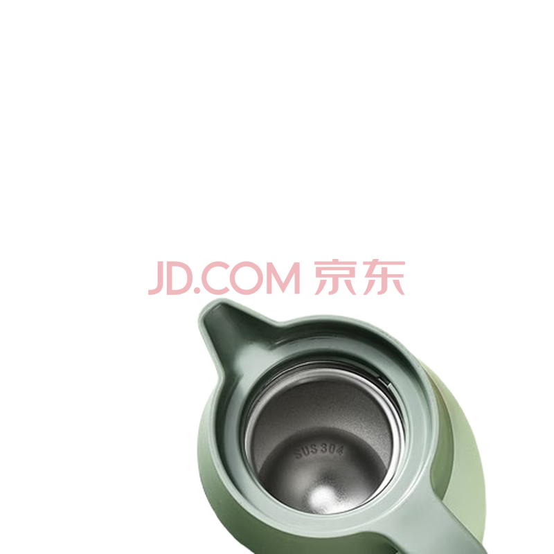 康巴赫 小红点保温壶304不锈钢内胆长效保温 1500ml奶油白 KH-H15B01