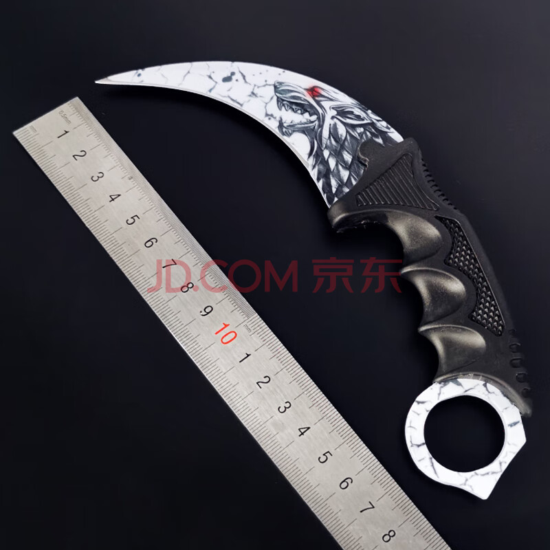 爪刀csgo刀鹰爪子刀高硬度户外防身开刃随身野外求生军刀弯刀非折叠