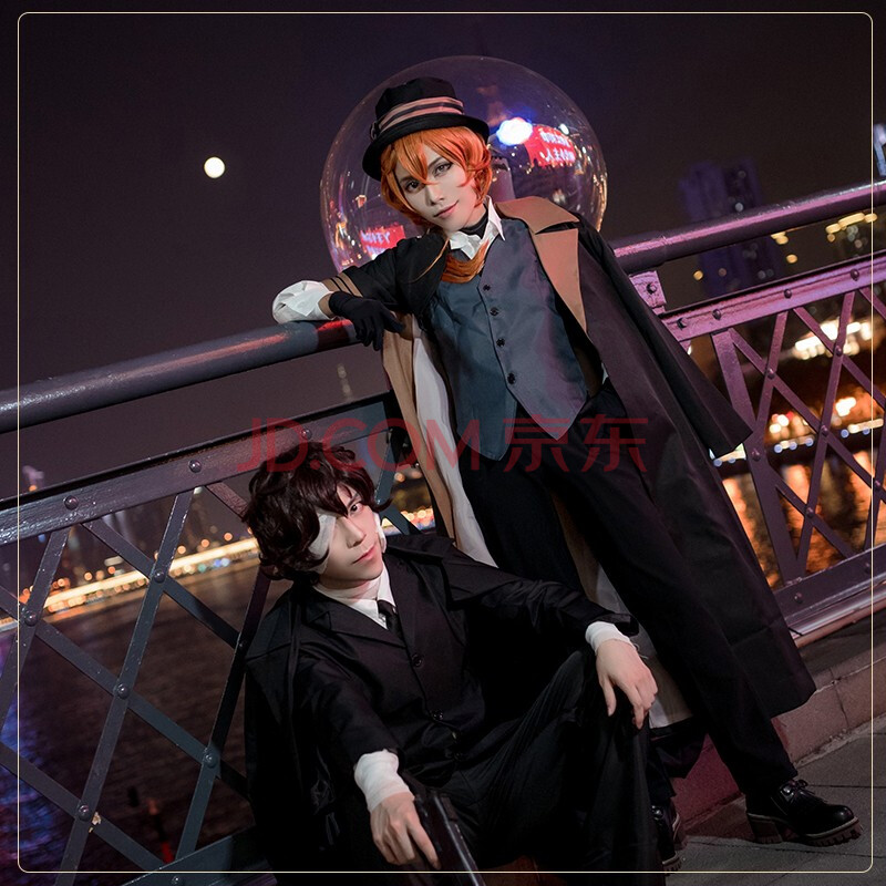 双勉家2021 文豪野犬cos服中原中也太宰治cosplay服全套男女角色服带