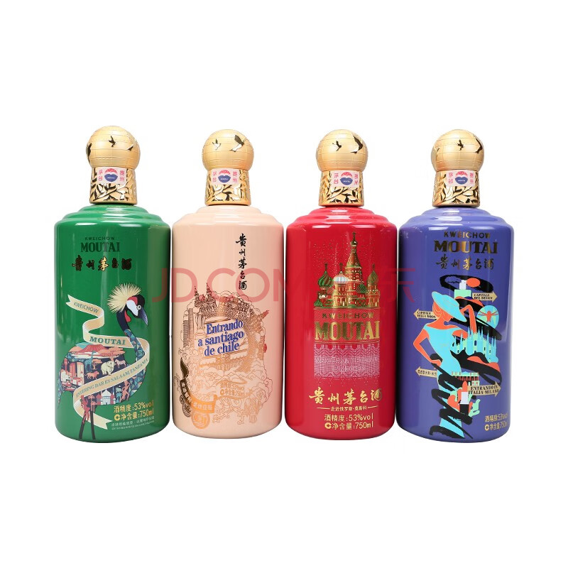歌德老酒行 贵州茅台酒 走进系列纪念酒 酱香型白酒 53度 750ml 茅台
