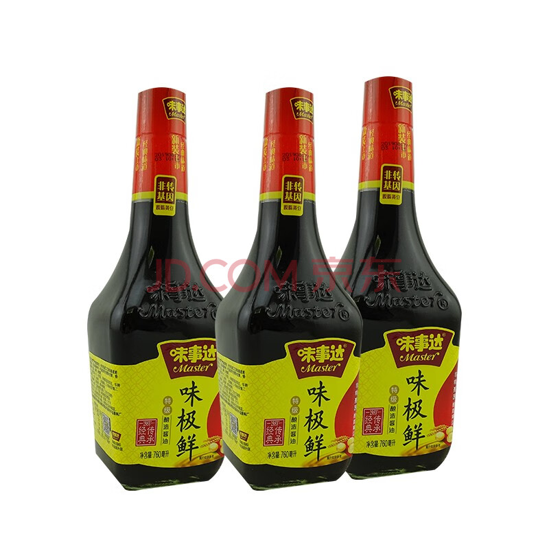 味事达(master)味极鲜酱油760ml瓶装生抽酱油调料调味品烹饪凉拌汁