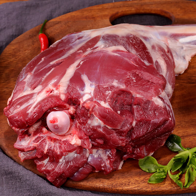 羔羊后腿肉7斤内蒙古羊肉新鲜羊后腿肉羊腿肉 清炖 红烧 羊肉腿肉 羊