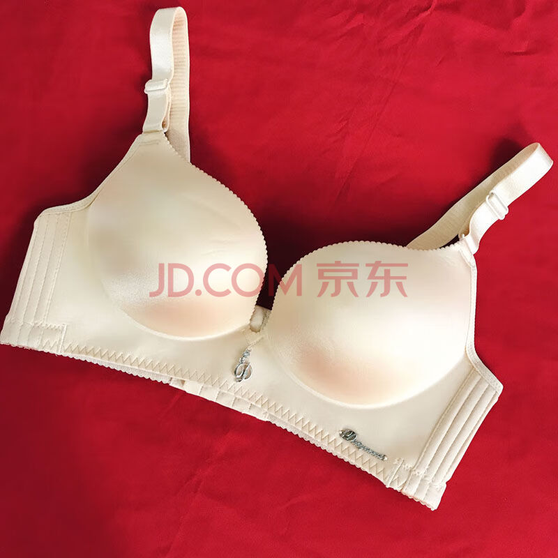 女无痕收乳调整型上薄下厚无钢圈聚拢性感文胸罩 四排扣肤色 36c/80c